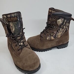 Red Head hunting Camouflage boots Thinsulate and Waterproof Youth size 6m